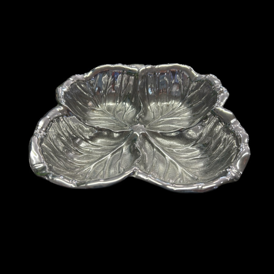 Wilton Armetale Cabbage Leaf Serving Bowl 9.5" Made in USA
