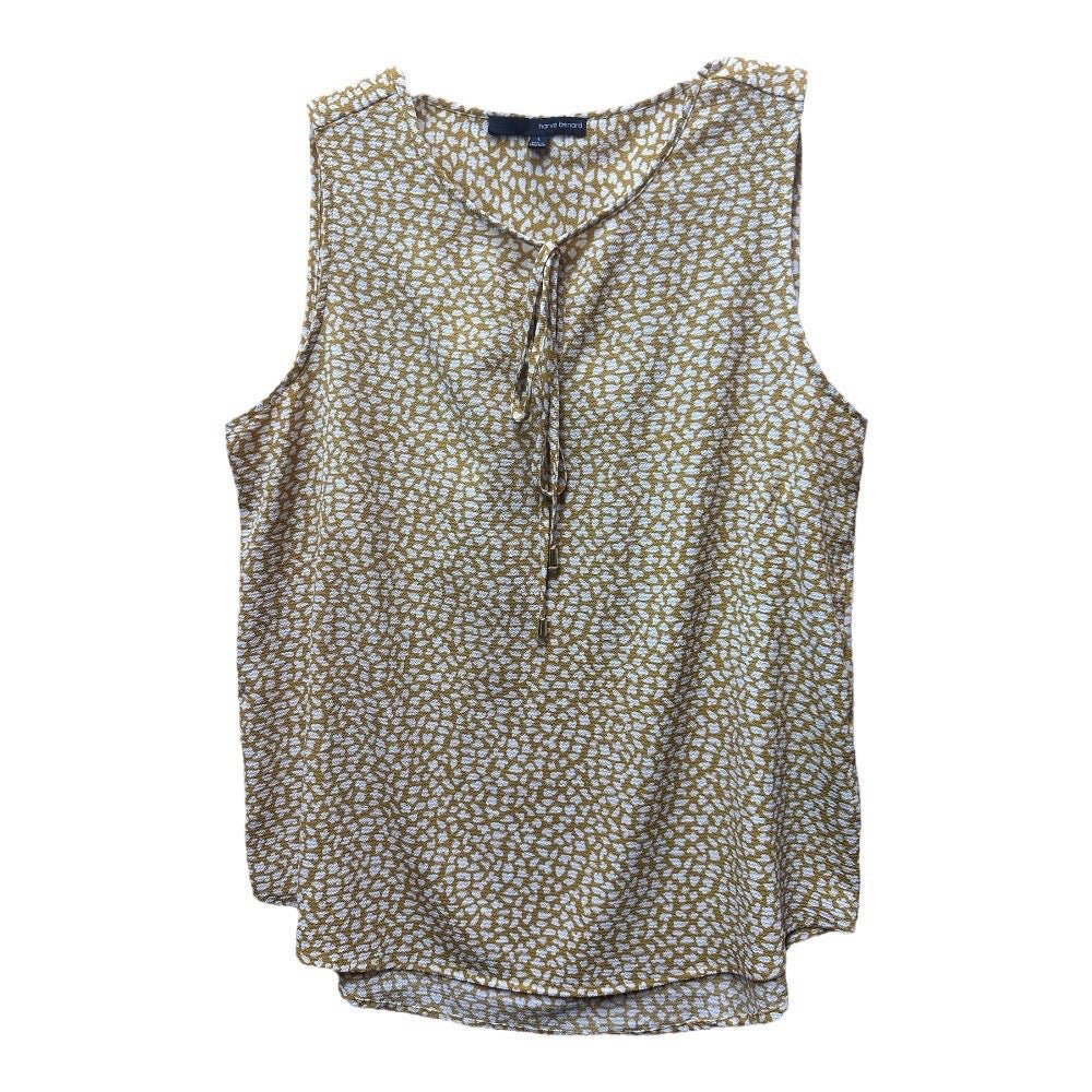 Harve Benard sleeveless print blouse top SIZE LARGE | Finer Things Resale