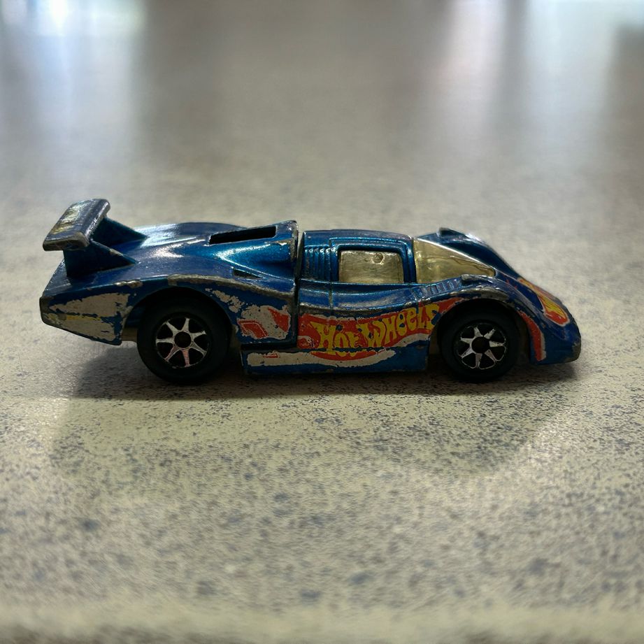 Hot Wheels Sol-Aire CX4 Blue Racing Diecast Car Opening Rear Engine 1983 Malysia | Finer Things Resale