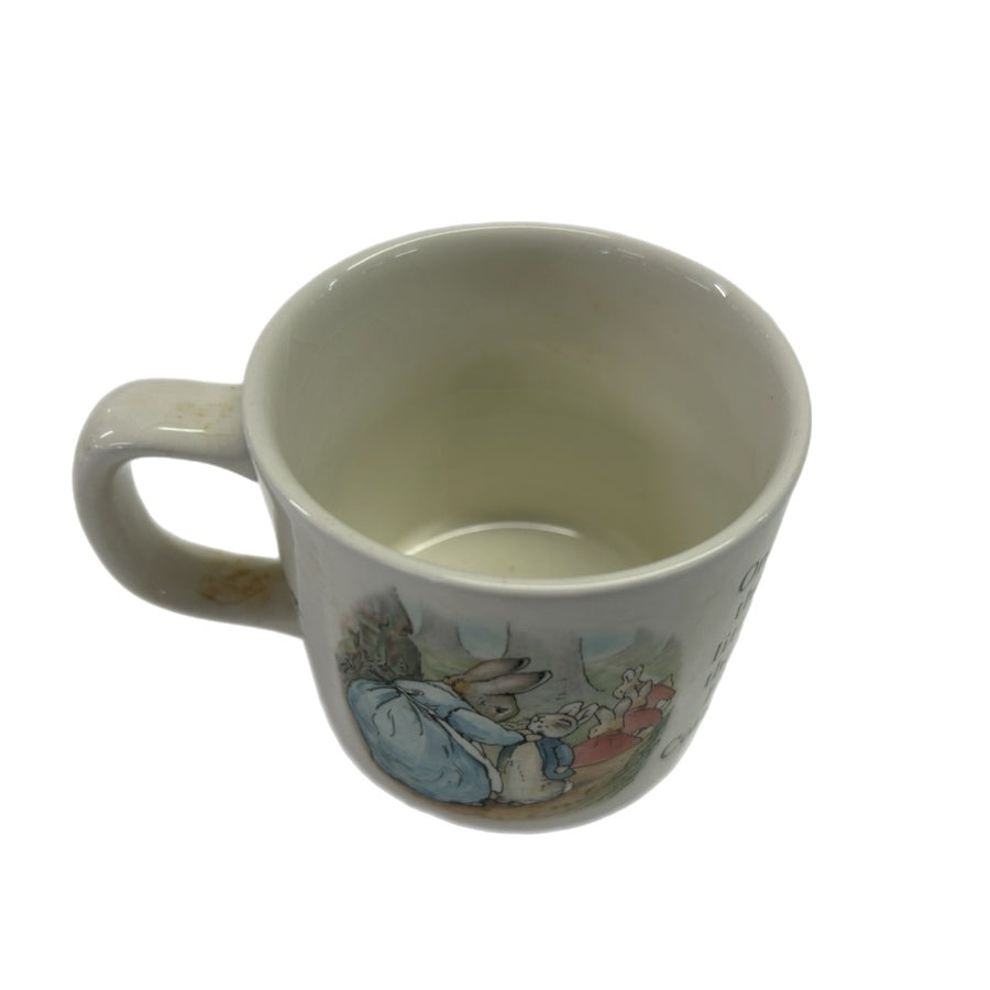 Wedgwood Beatrix Potter Peter Rabbit Mug Eturia Barlaston England VINTAGE
