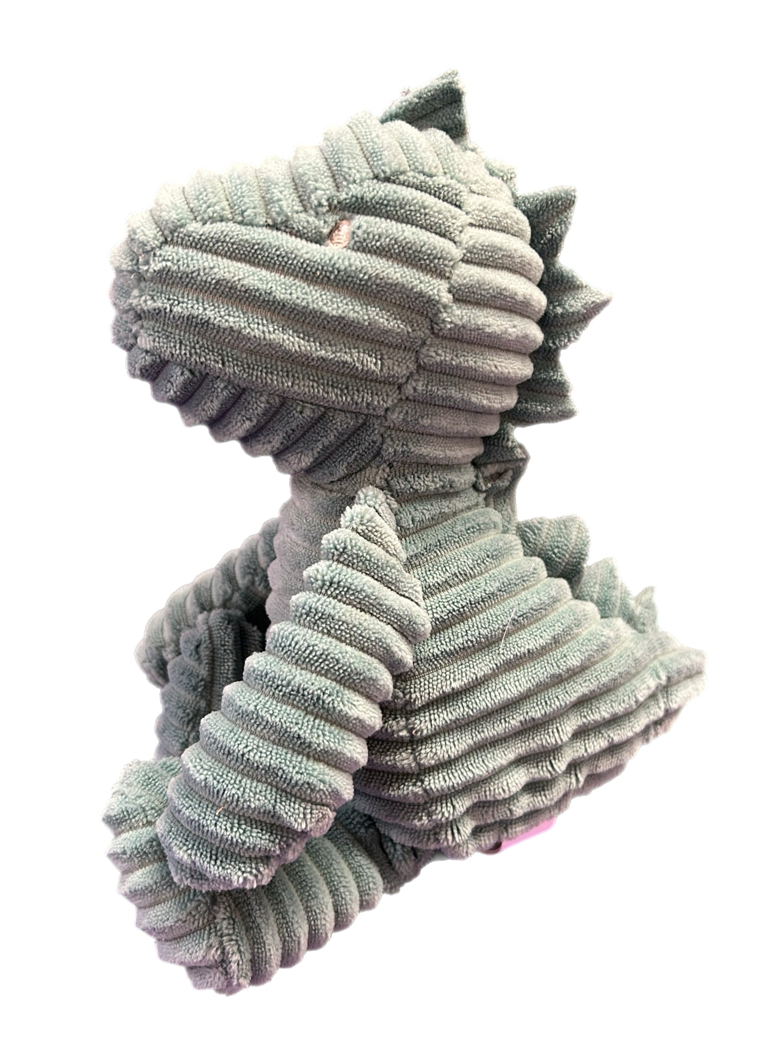 Carter's Green Cordoroy Textured Dinosaur plush stuffed animal toy | Finer Things Resale