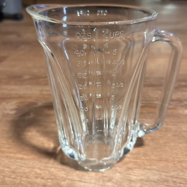 Hamilton Beach Scovill Blender REPLACEMENT 40oz glass pitcher jar #636  VINTAGE! | Finer Things Resale