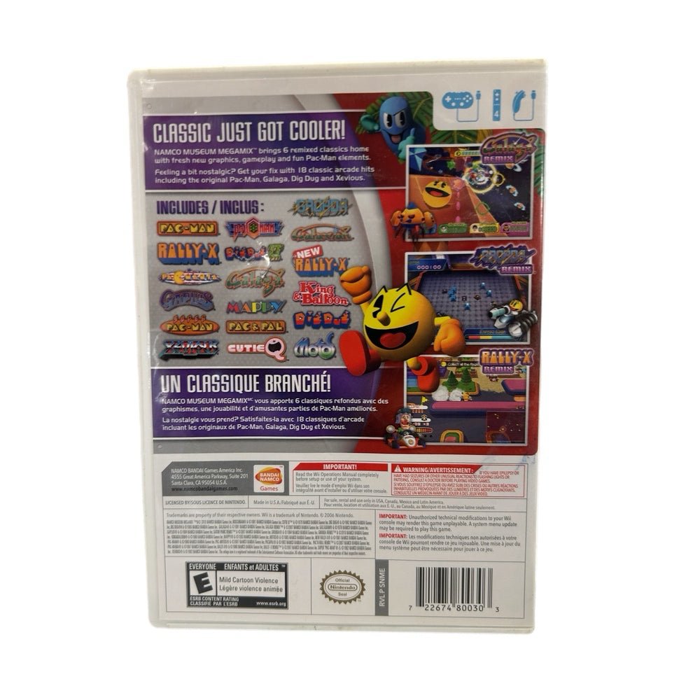 Namco Museum Megamix Nintendo Wii Arcade Game Pac-Man Classics 2010 Rated E | Finer Things Resale