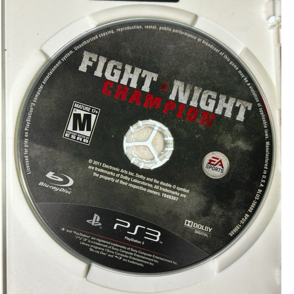 Fight Night CHampion Playstation 3 PS3 Sony 2011 Rated M | Finer Things Resale