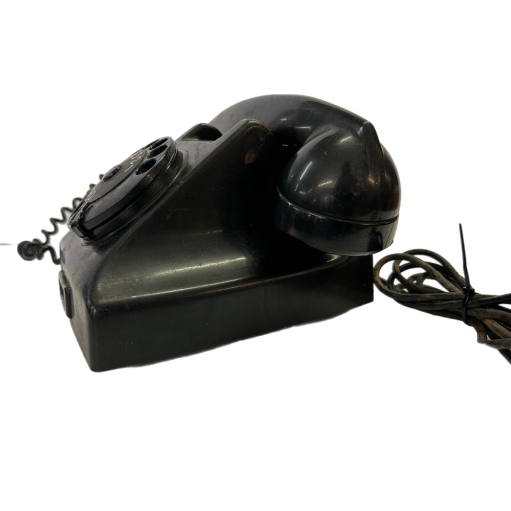 Ericsson Reun PTT Black Rotary Dial Telephone Bakelite VINTAGE 1950'S | Finer Things Resale