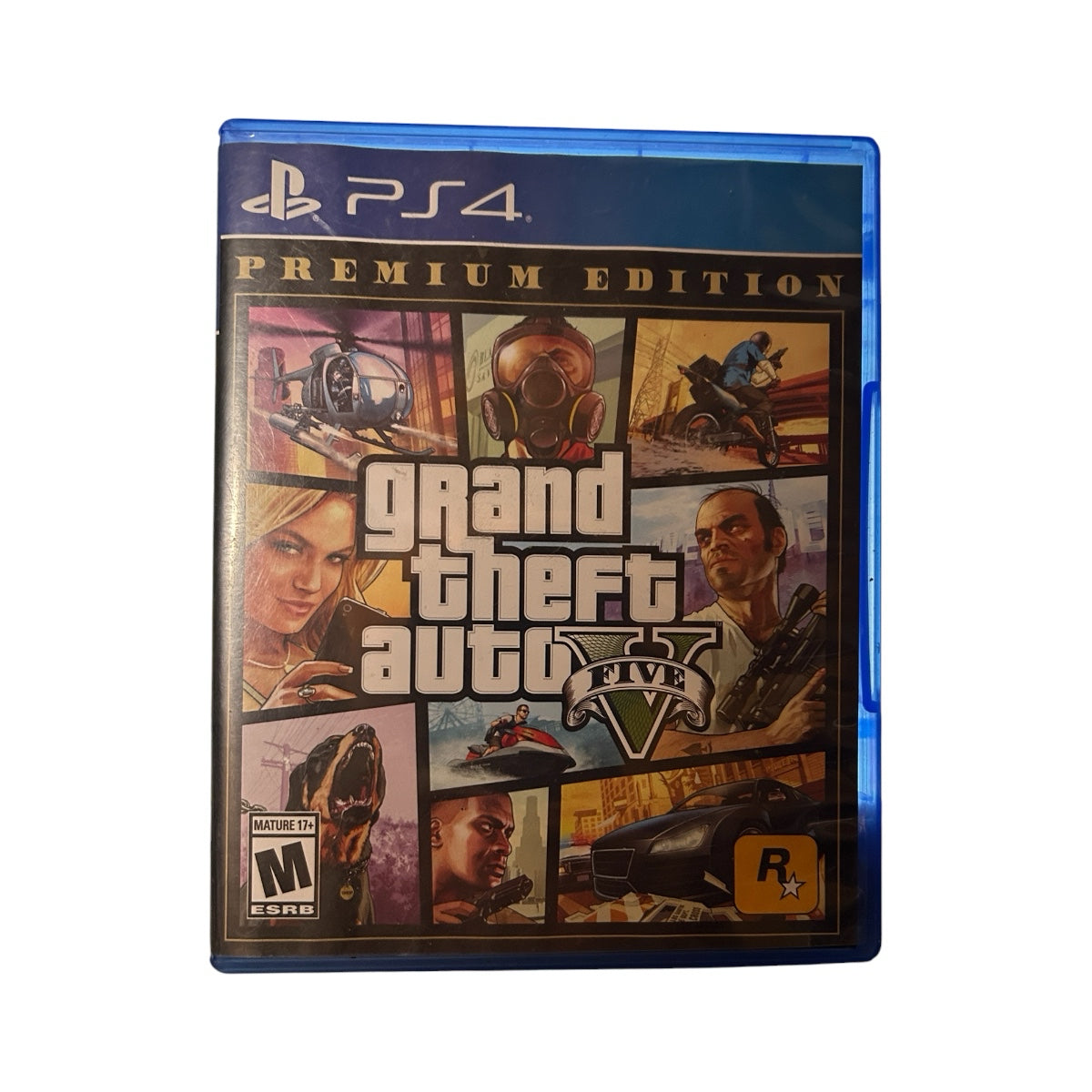 Grand Theft Auto V GTA Premium Edition Playstation 4 PS4 Rockstar Games 2018 M