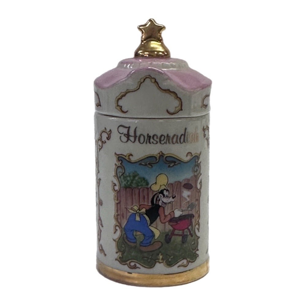 Lenox Walt Disney Pluto Horseradish Spice Jar 1995  Porcelain REPLACEMENT | Finer Things Resale