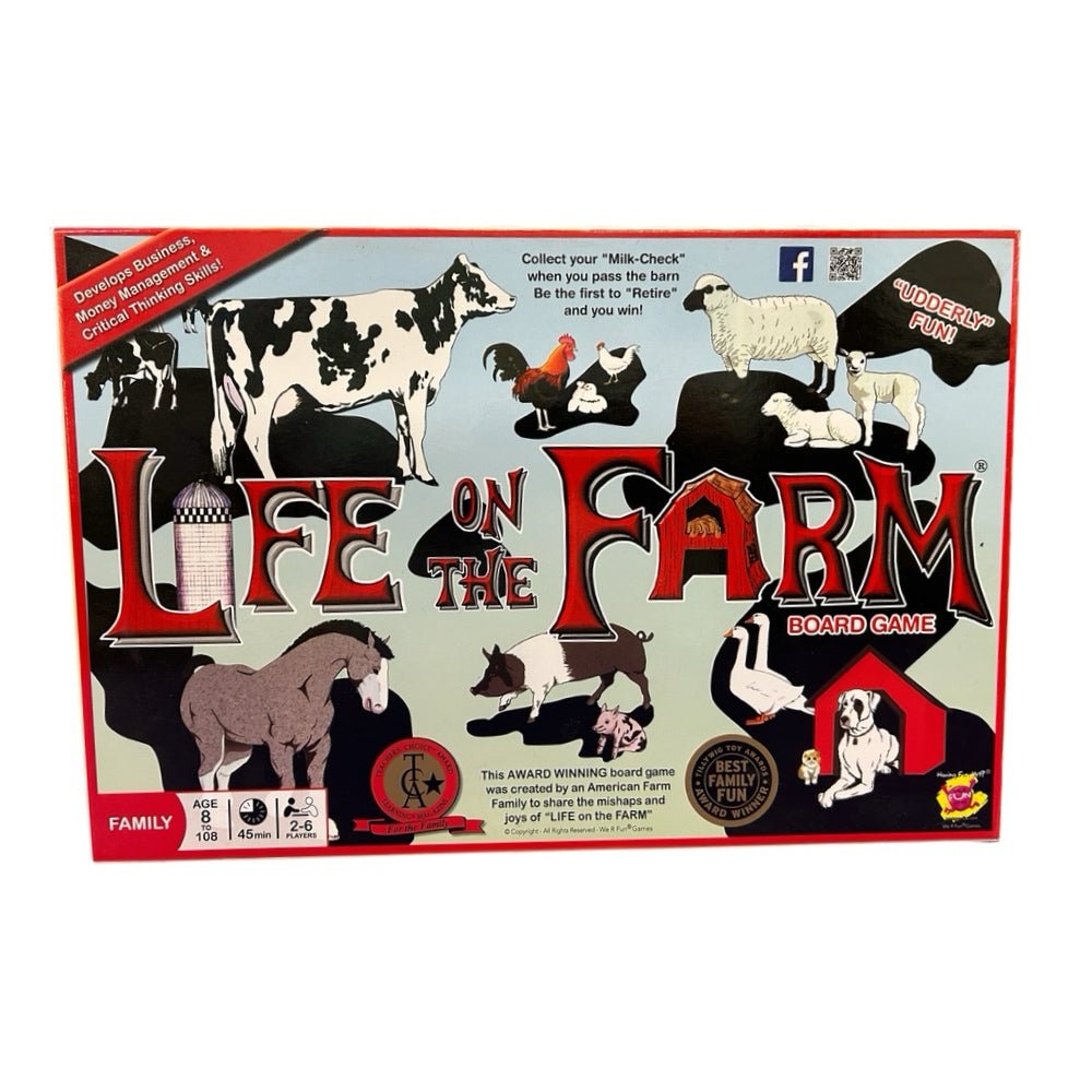 Life on the Farm board game W R Fun Agrigculture Family COMPLETE | Finer Things Resale