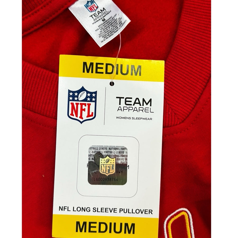 NFL Team Apparel Kansas City Chiefs Pullover long sleeve shirt SIZE MEDIUM NWT | Finer Things Resale