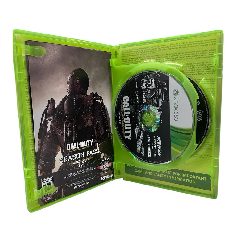 Call of Duty: Advanced Warfare Day Zero Edition XBOX 360 game Rated M 17+ 2014 | Finer Things Resale