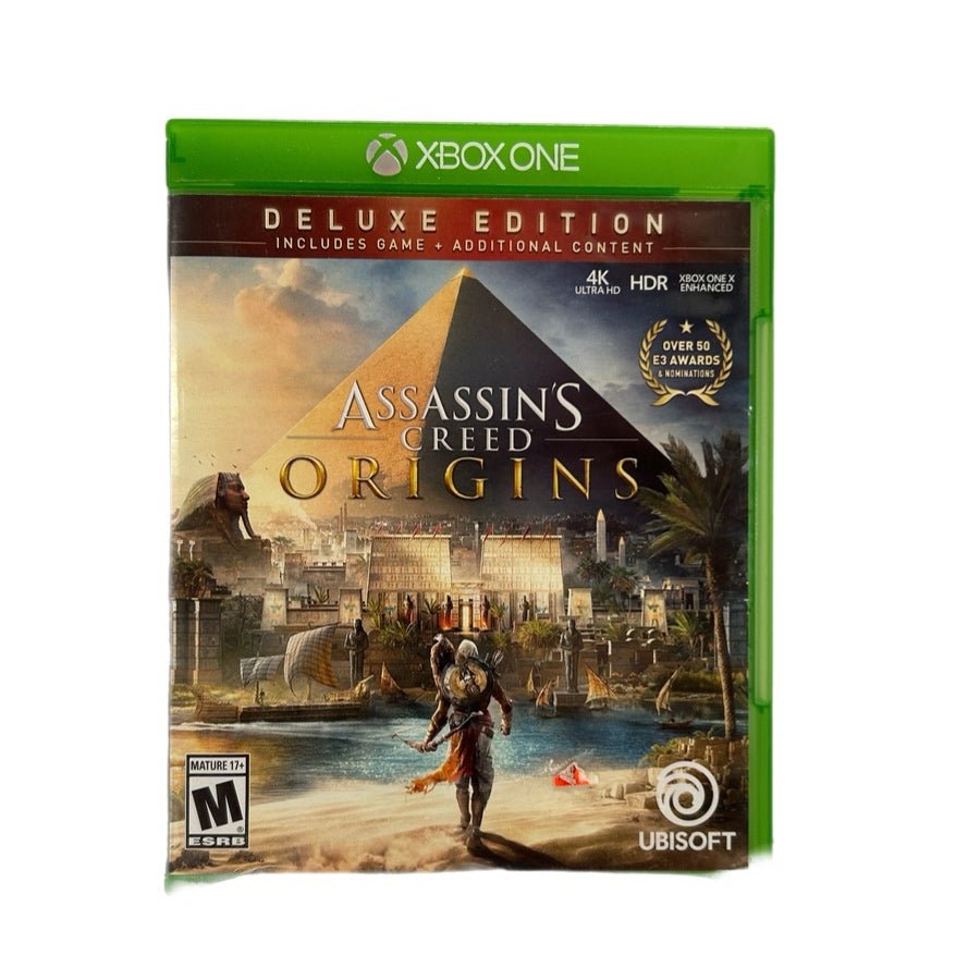 Assassin's Creed Origins Dexluxe Edition game Microsoft Ubisoft 2020 M 17+ | Finer Things Resale