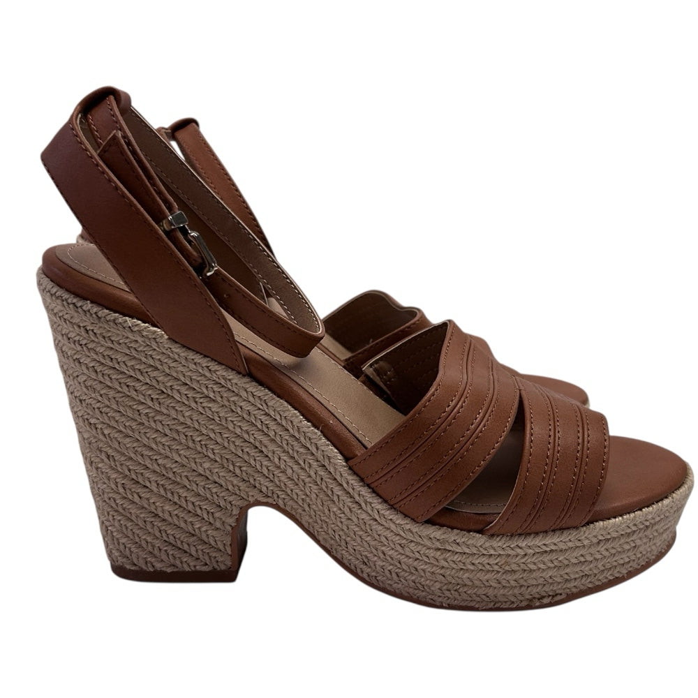 Torrid Cutout Espadrille Platform Sandals SIZE 8.5 W