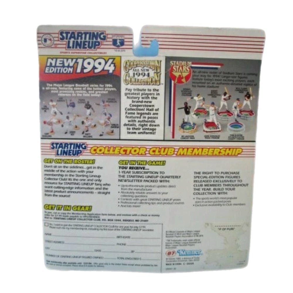 Kenner Starting Lineup MLB Chat Curtis Angels action figure 1994 NEW! | Finer Things Resale