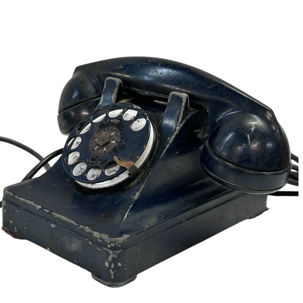 Bell System By Western Electric Rotary Desk Telephone F1  Bakelite VINTAGE 1940s | Finer Things Resale