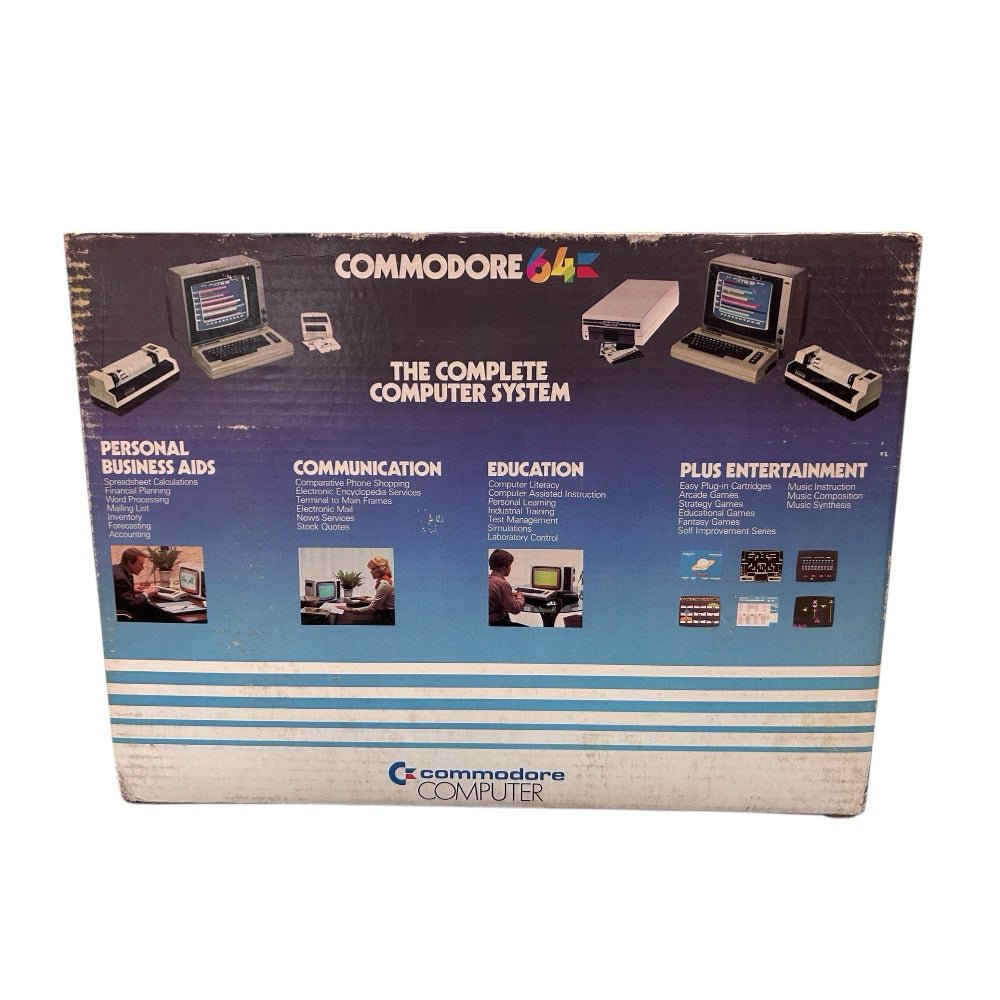Commodore 64 Personal Computer with power cord in Original Box Matching SN | Finer Things Resale