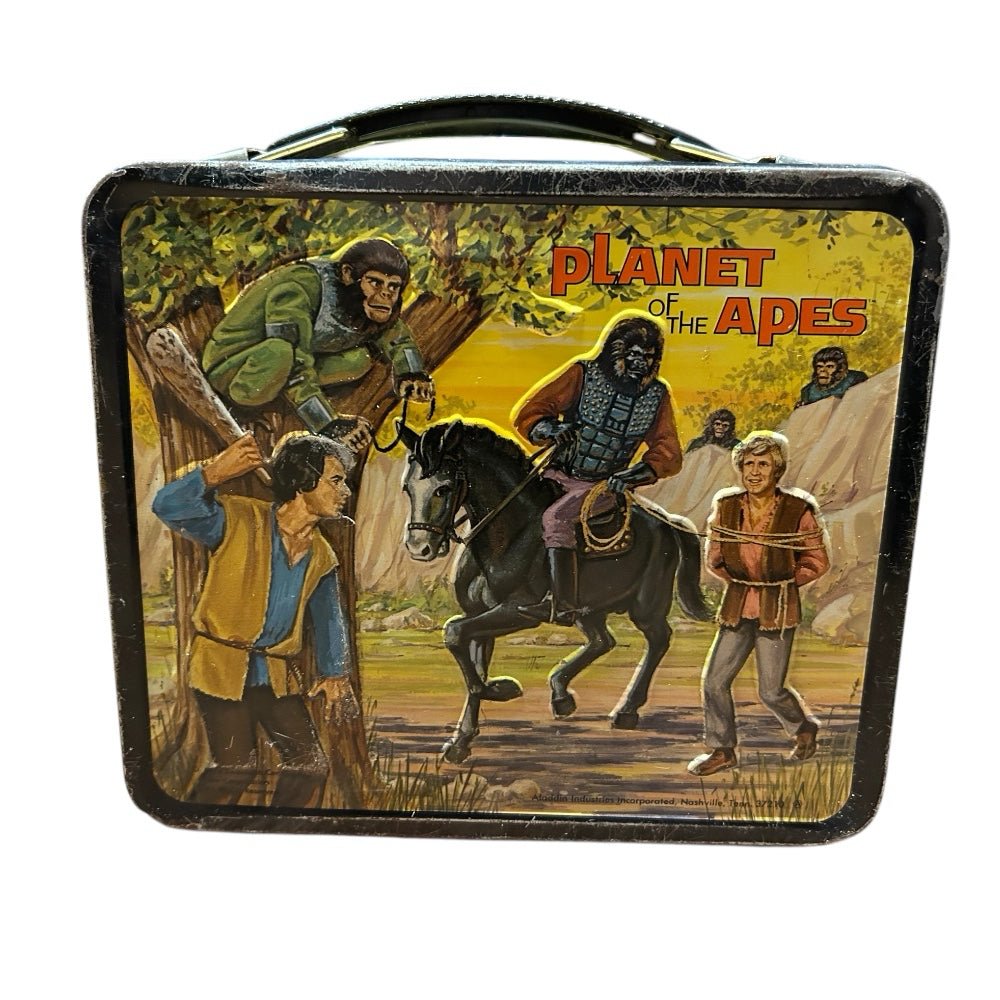 Planet of the Apes Metal Lunchbox with Thermos Aladdin VINTAGE 1974 | Finer Things Resale