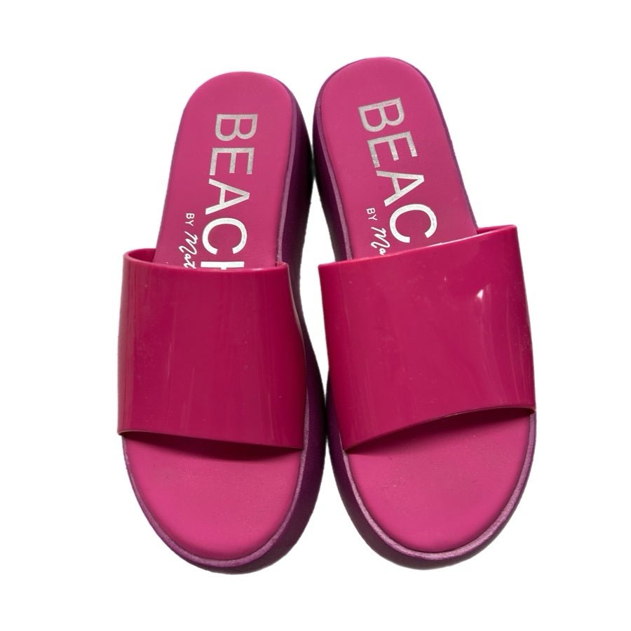 Beach by Matisse Solar Platform Slide Sandals SIZE 9 | Finer Things Resale