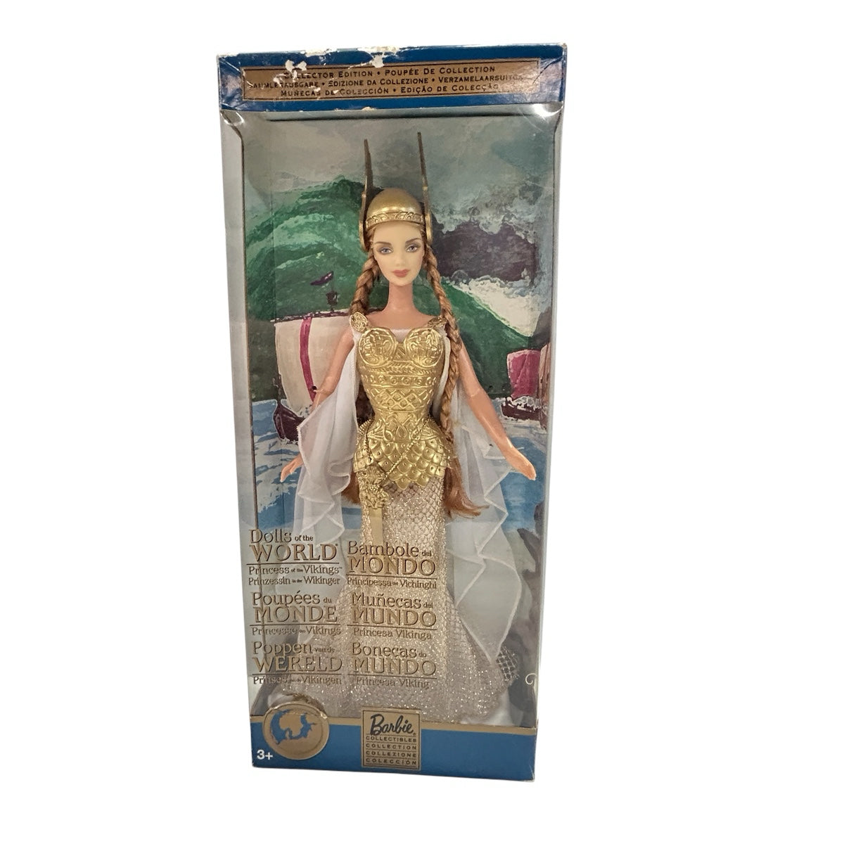 Princess of the Vikings Barbie Dolls Dolls of the World  B8636 NRFB NEW 2003