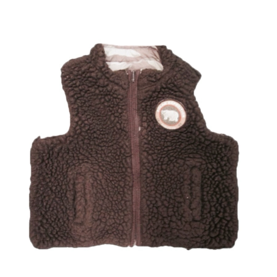 GAP reversible camouflage winter vest SIZE 6-12 MONTHS