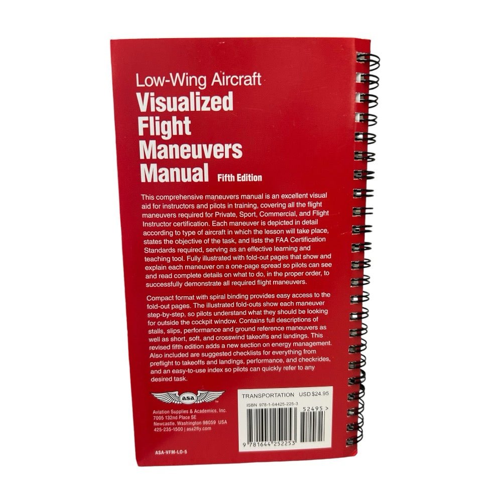 ASA Visualized Flight Maneuvers Handbook: Low-Wing Aircraft Fifth Edition book | Finer Things Resale