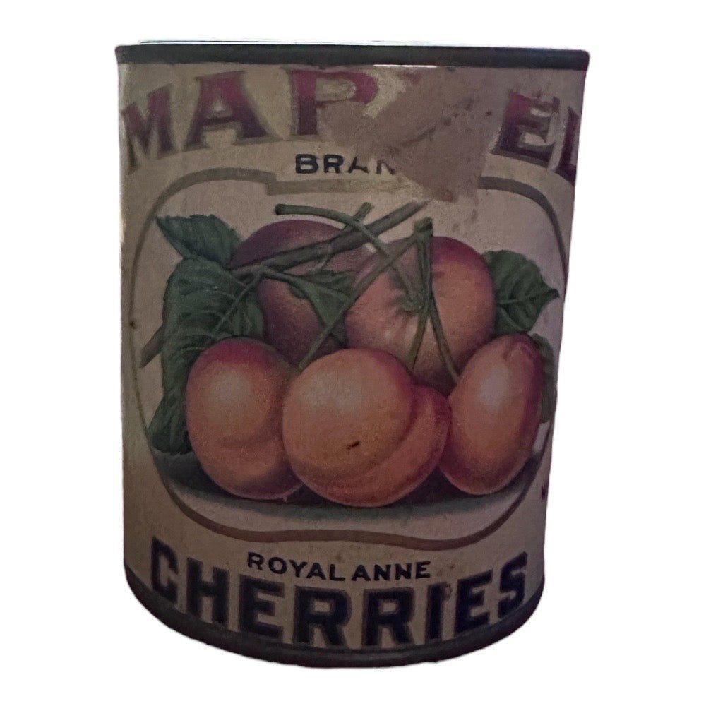 Marvel Brand Royal Anne Cherries Antique Label Can Antique Advertising | Finer Things Resale