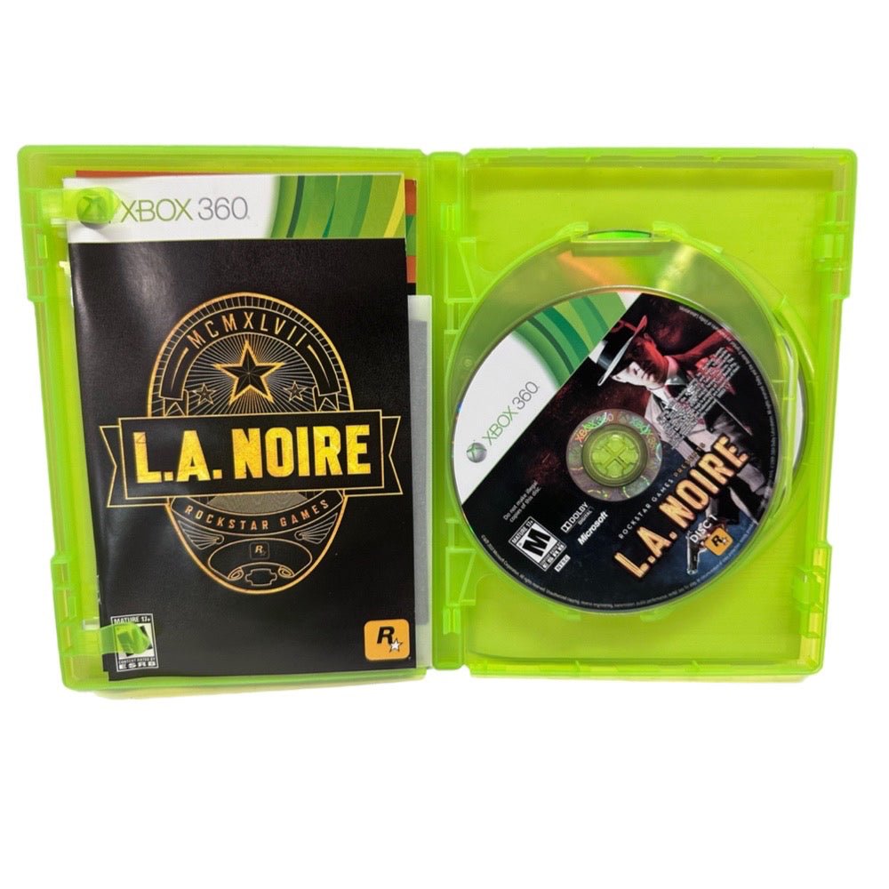 L.A. Noire XBOX 360 game Microsoft Rockstar Games Rated M17+ | Finer Things Resale