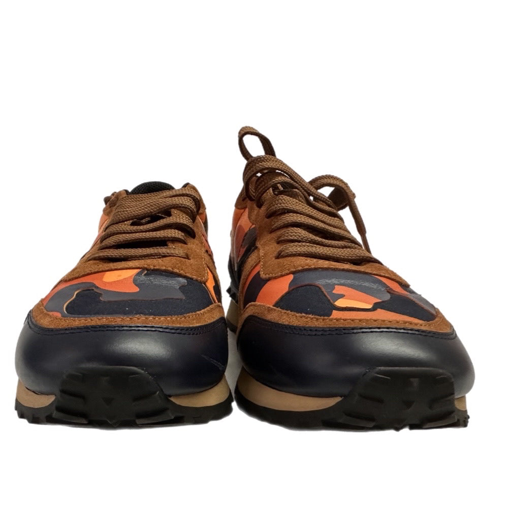 Valentino Garavani Camouflage Rock Runner Trainer Sneakers Shoes