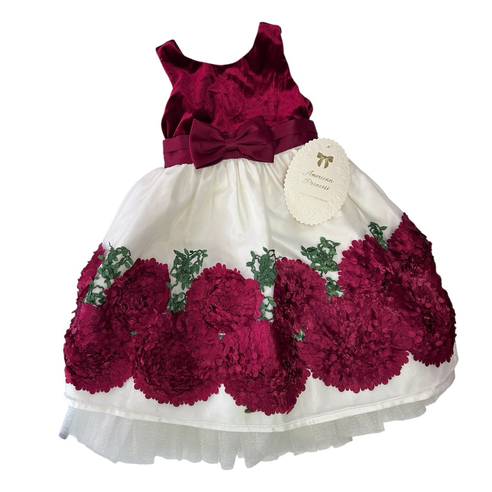 American Princess Party Rose Dress SIZE 2T  NWT