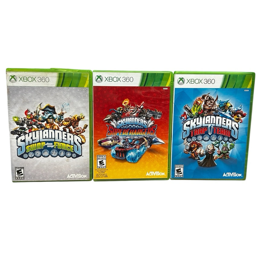 Skylanders XBOX 360 Game Lot - Swap Force, Trap Team & SuperChargers | Finer Things Resale
