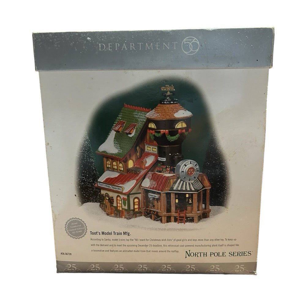 Department 56 Toot's Model Train Mfg Village House 56.56728 RETIRED 25th | Finer Things Resale