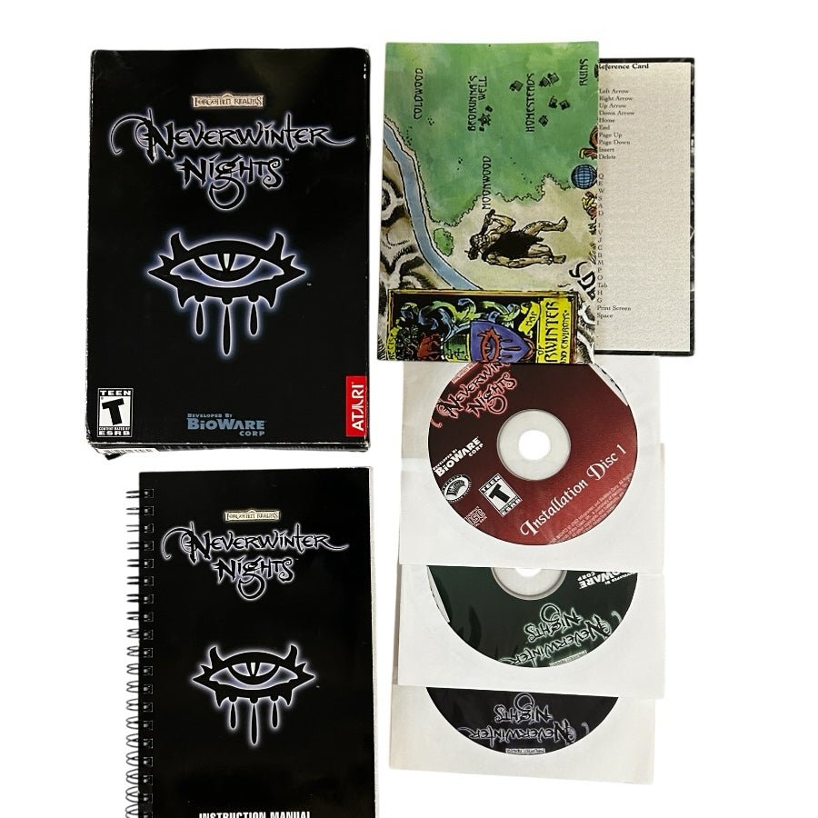 Neverwinter Nights PC Box BiowWare Atari 2002 Forgotten Realms Game | Finer Things Resale