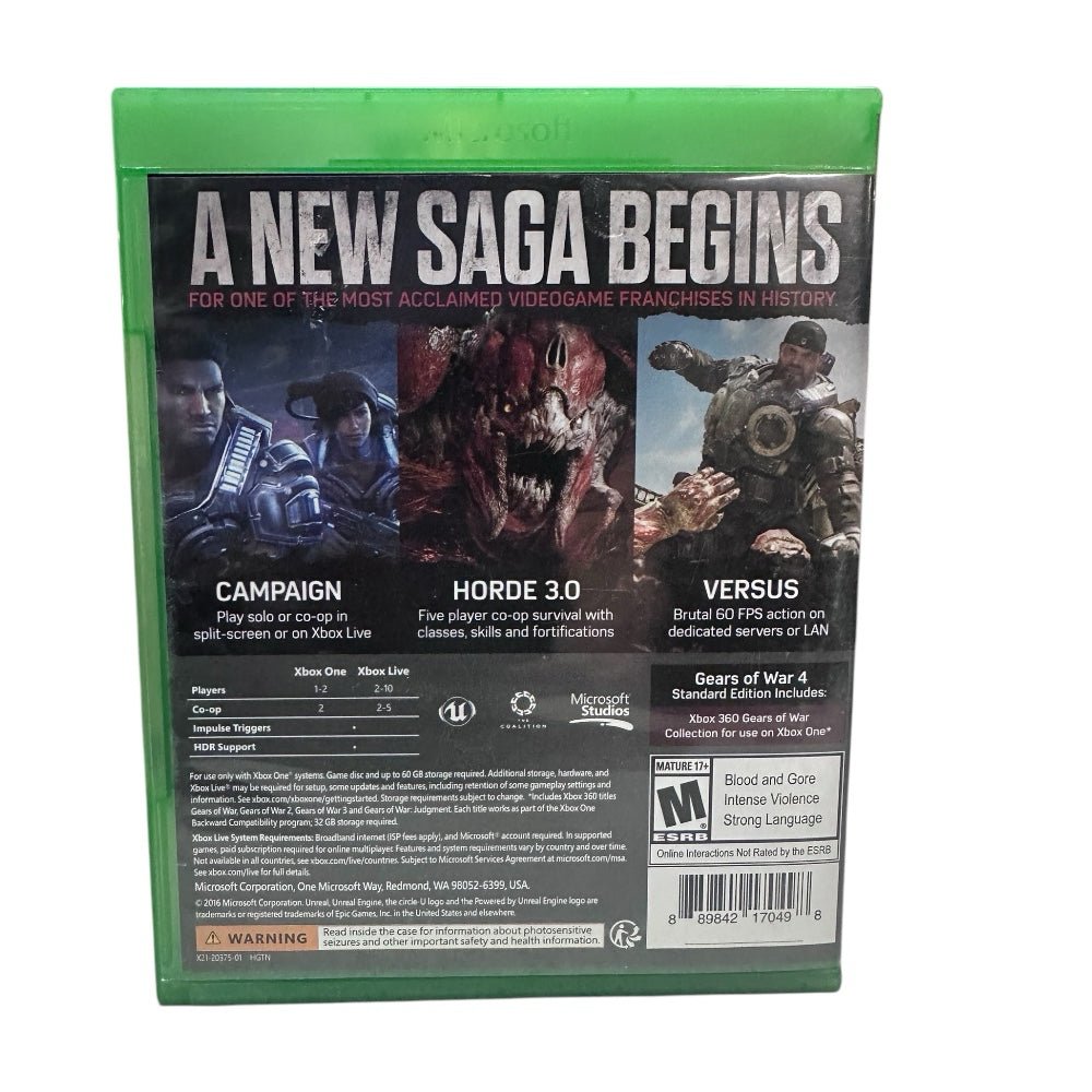 microsoft gears of war 4 Gears of War 4 (Xbox One)