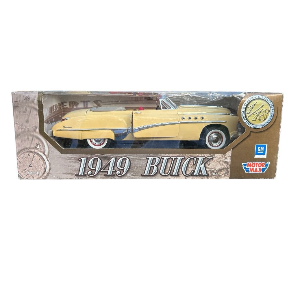 Motor Max 1949 Buick GM 1:18 Die Cast Car 73116 BRAND NEW! | Finer Things Resale