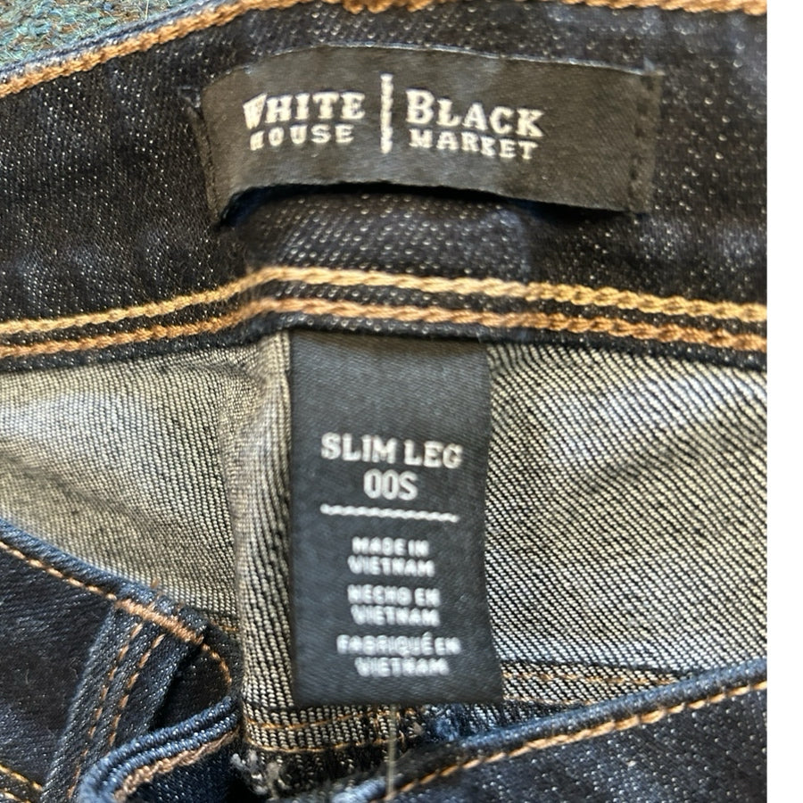 White House Black Market Slim Leg Jeans Size 00S