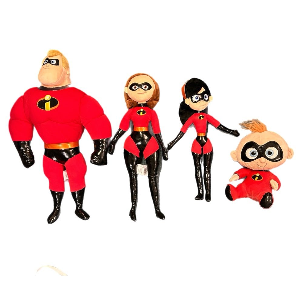 Disney The Incredibles 2 soft plush dolls Set of 4  Mr Mrs Violet Jack Jack | Finer Things Resale