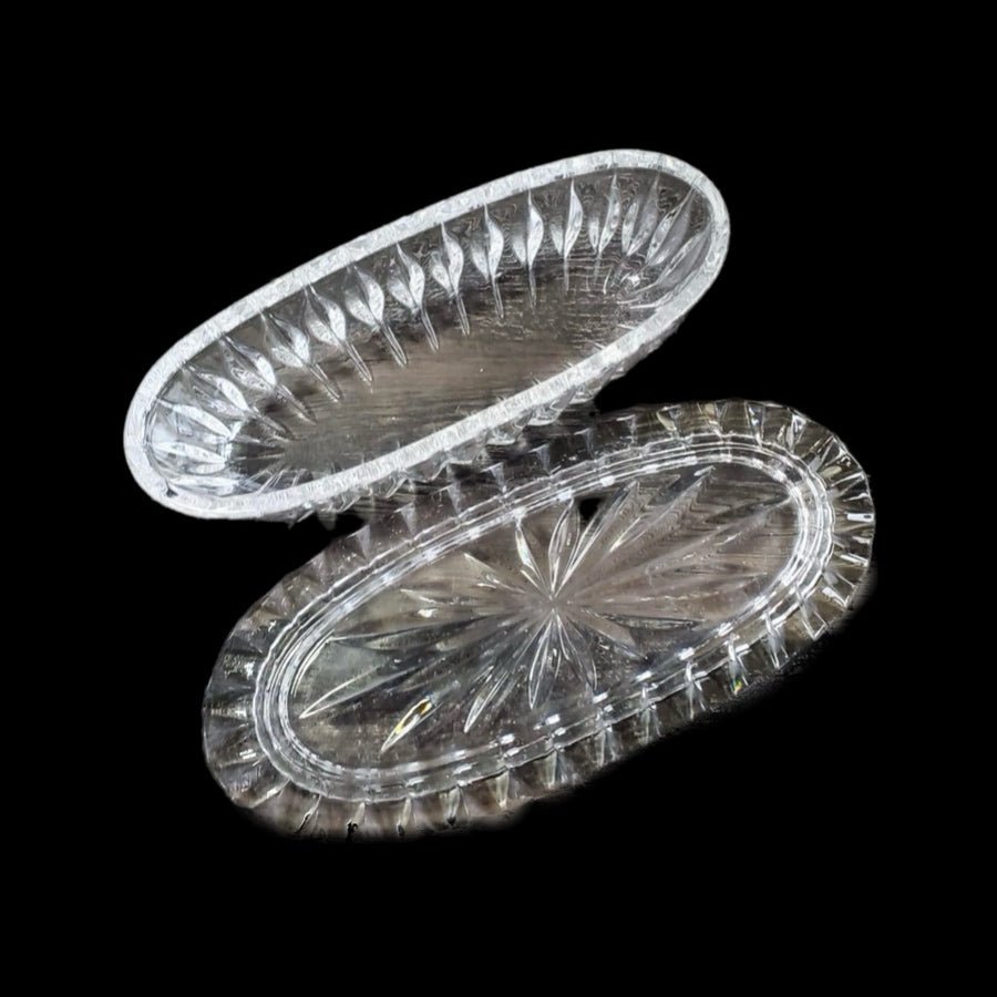 Mikasa Park Lane Crystal Covered Butter Dish VINTAGE | Finer Things Resale