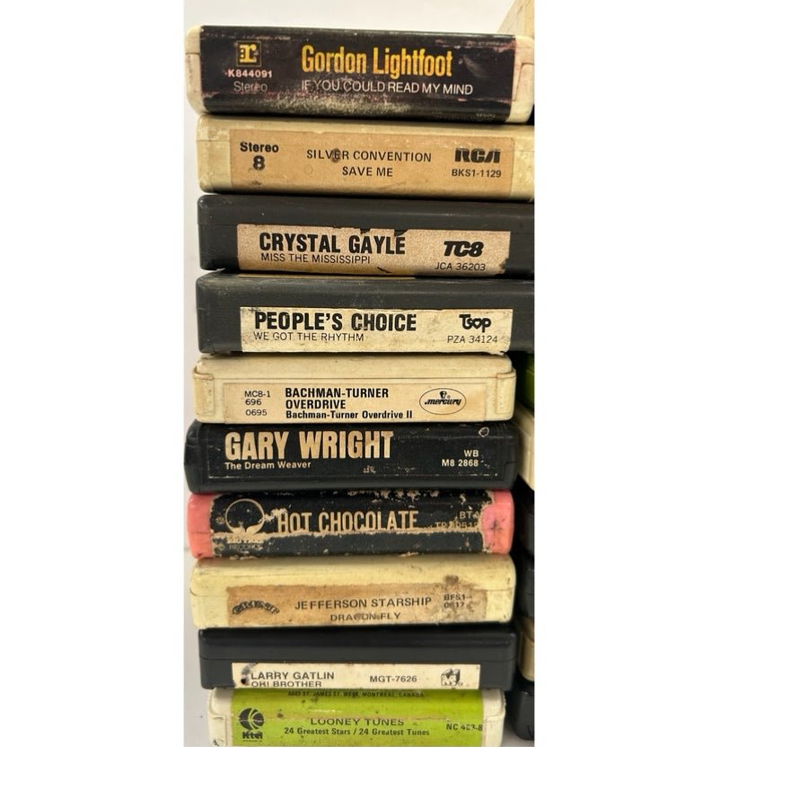 9 track Tape Lot 32  Mixed Country Rock Gospel Pop VINTAGE 1970's | Finer Things Resale