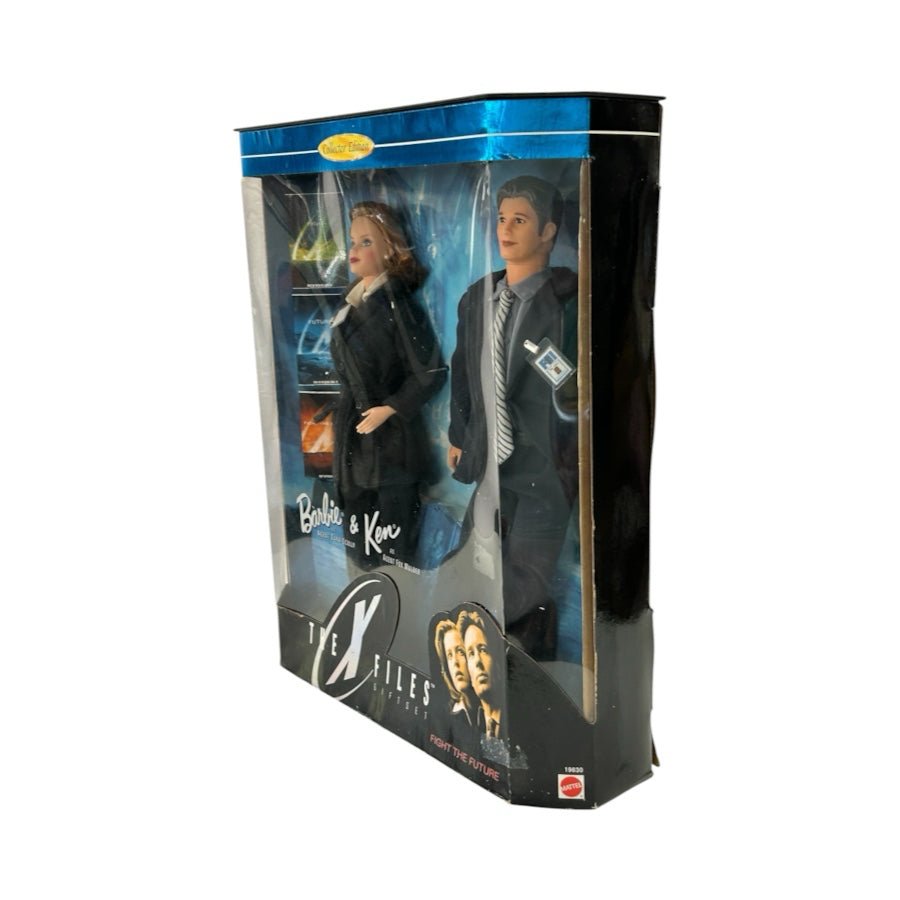 1998 Barbie Ken X-Files Scully Mulder Gift Set Collector #19630 Mattel NRFB | Finer Things Resale