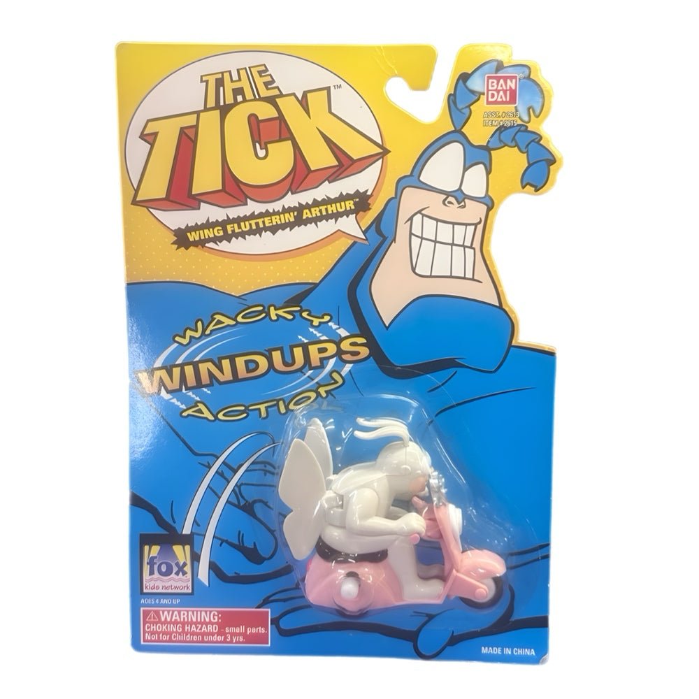 Bandai The Tick Wing Flutterin' Arthur  Wacky Windups action figure 1995 NEW! | Finer Things Resale