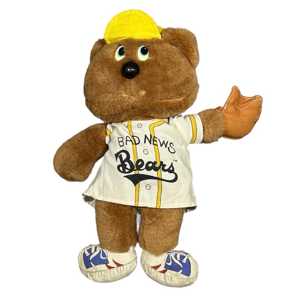 Knickerbocker Bad News Bears Plush Stuffed Animal Toy 14"  VINTAGE 1970'S | Finer Things Resale