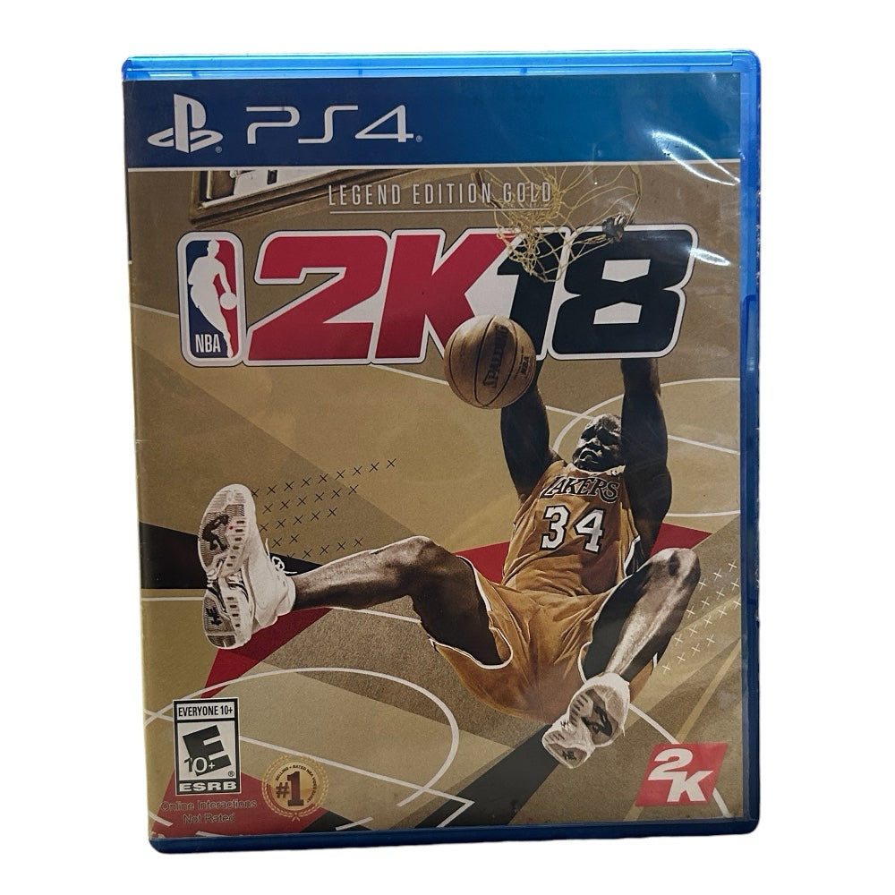 NBA 2K18 Legend Edition Gold Basketball  NBA2K Playgrounds 2 game Playstation 4