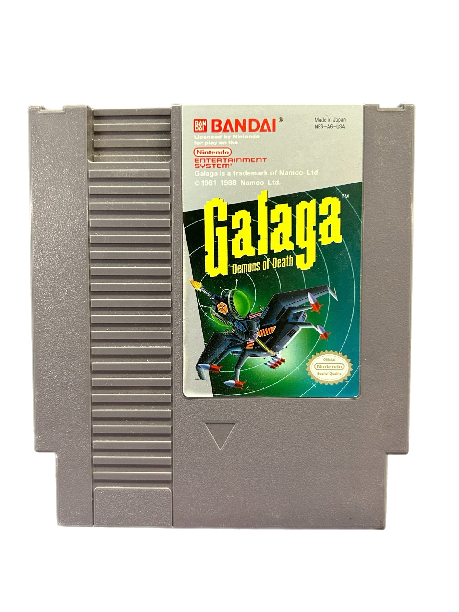 Galaga Demons of Death Nintendo NES game Bandai 1988 | Finer Things Resale