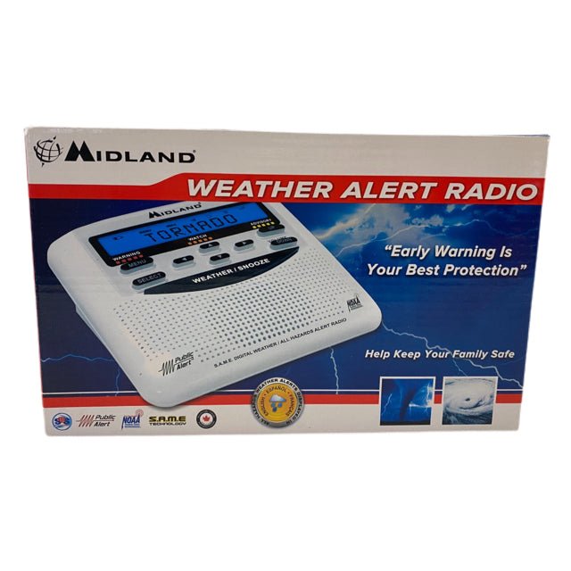 Midland Weather Alert Radio with Alarm Clock WR-120EZ  BRAND NEW! | Finer Things Resale
