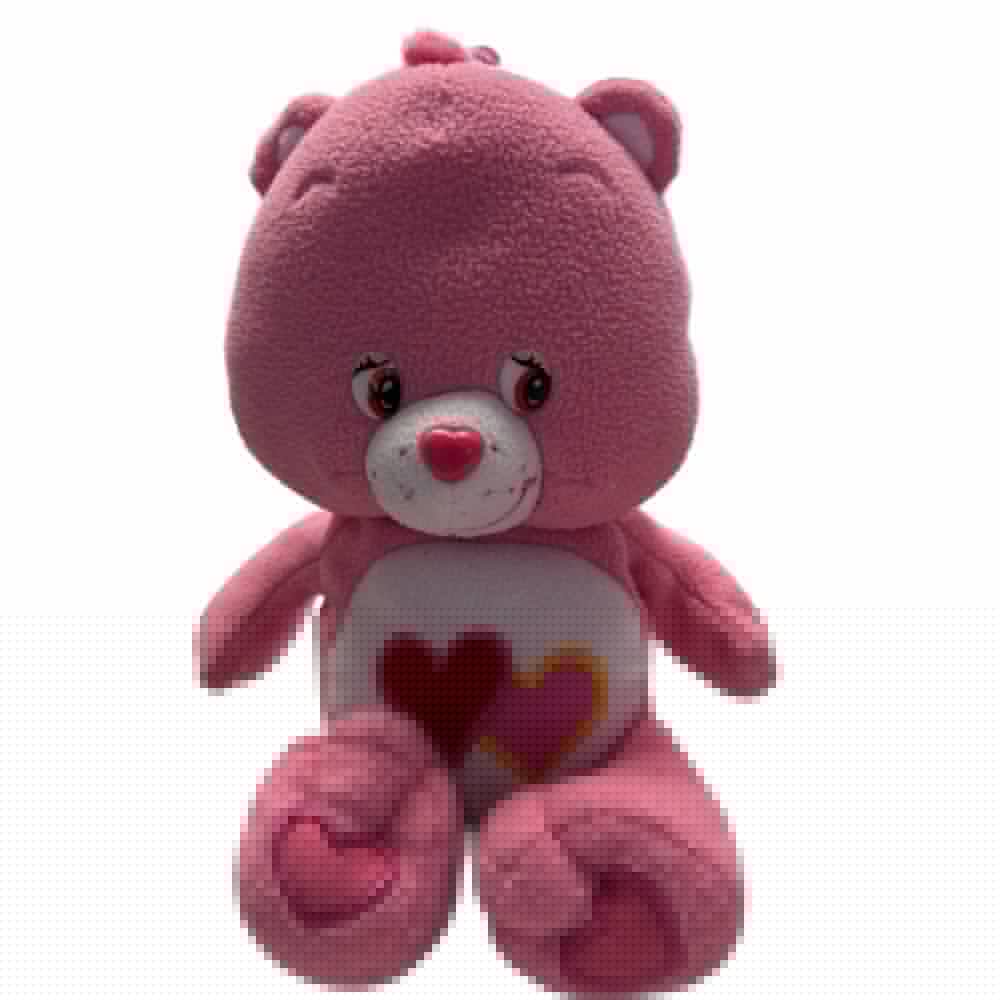 Care Bears Love-a-Lot Bear plush stuffed animal VINTAGE 2005 | Finer Things Resale