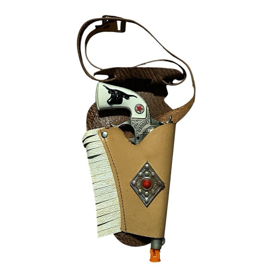 Halco The Texan Holster Set Cap Gun with original box and caps  VINTAGE 1950's | Finer Things Resale