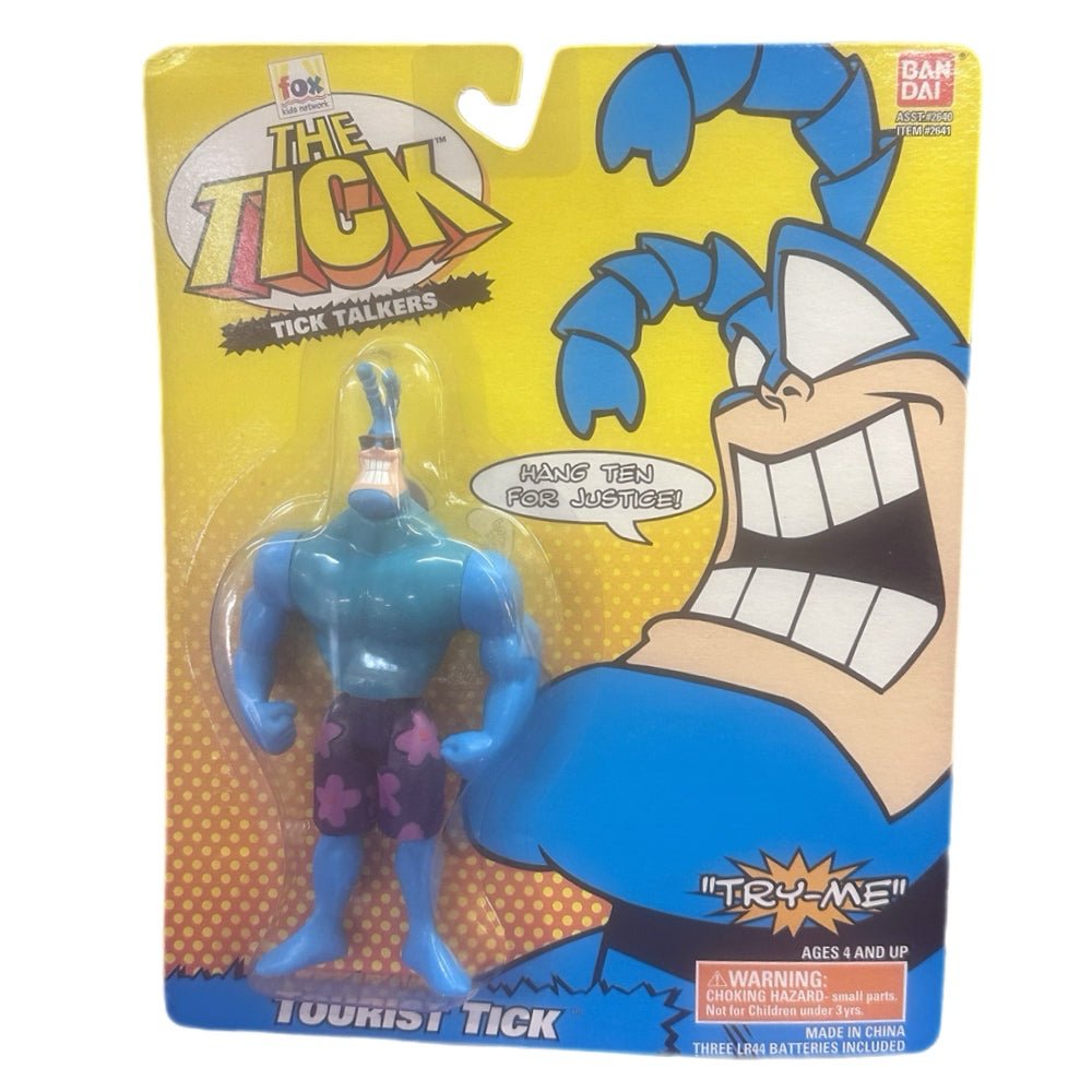 Bandai The Tick Tick Talkers Tourist Tick action figure VINTAGE 1995 NIP | Finer Things Resale