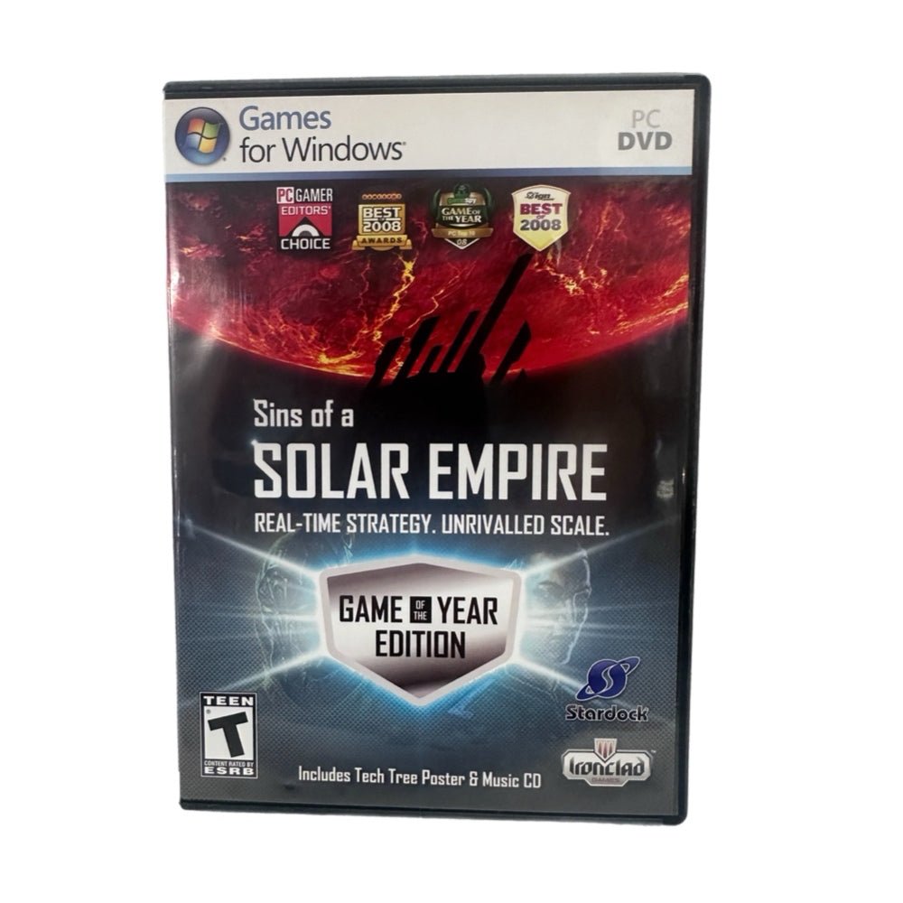 Sins of a Solar Empire Game of the Year Edition PC Windows Game | Finer Things Resale