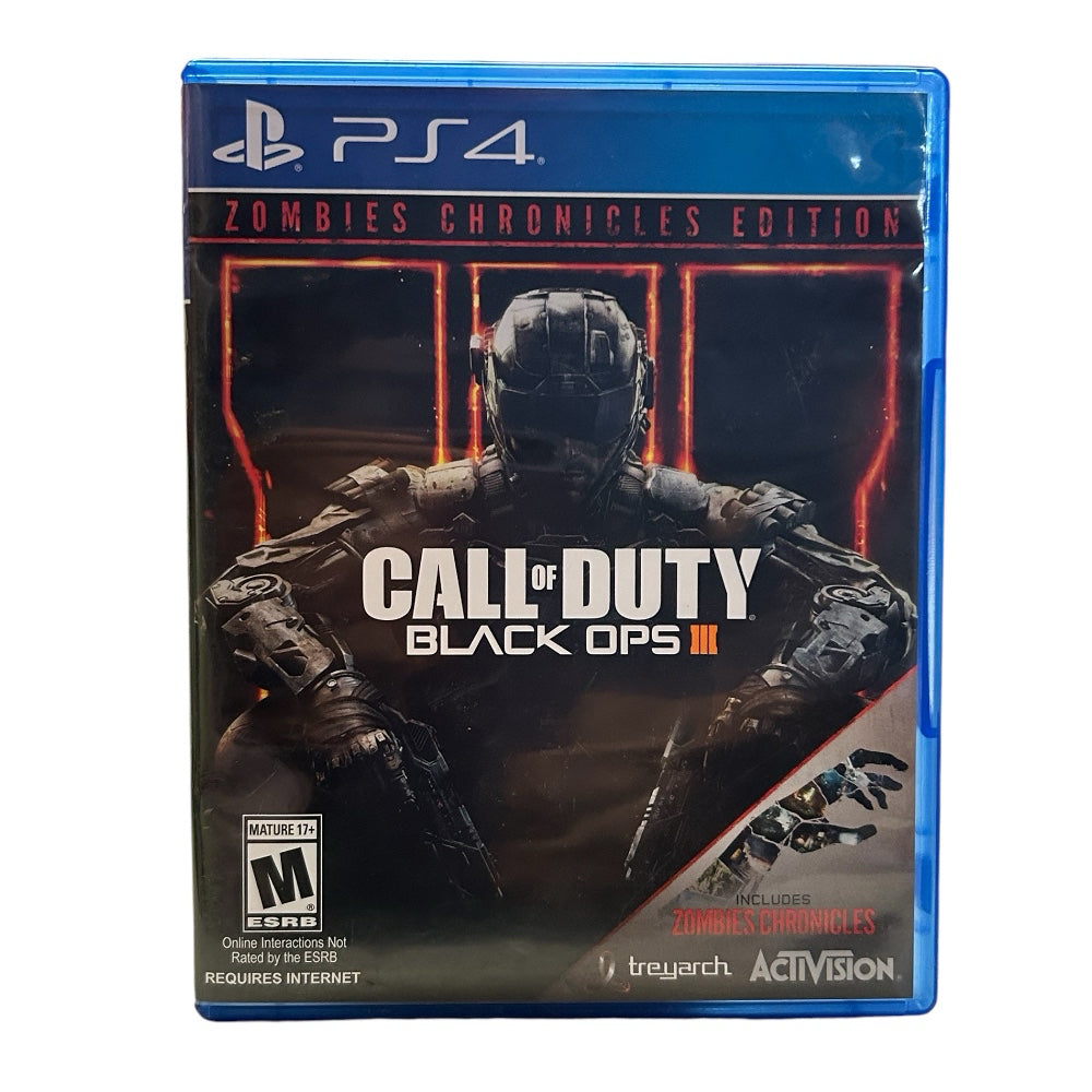 Call of Duty Black Ops III Zombies Chronicles Edition Sony Playstation 4 game