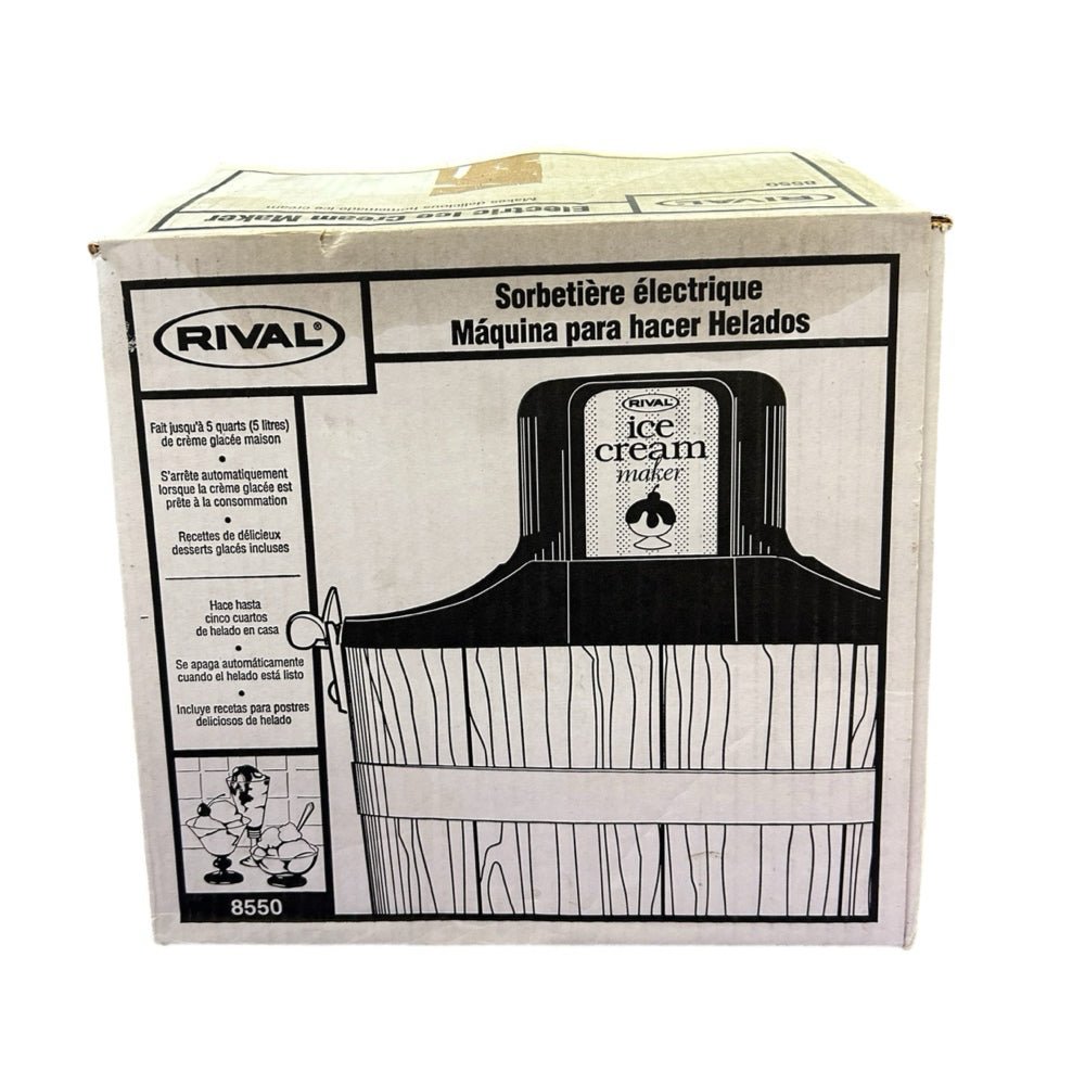 Rival Electric Ice Cream Maker 5 quart  Vintage 1999 | Finer Things Resale