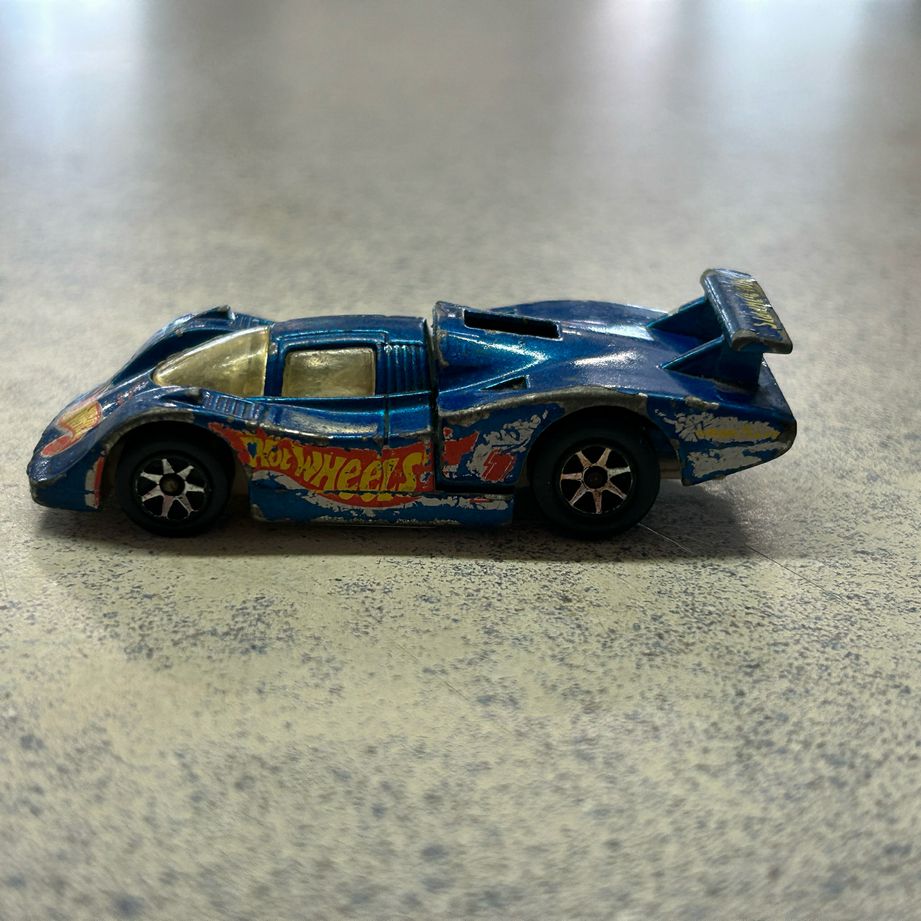 Hot Wheels Sol-Aire CX4 Blue Racing Diecast Car Opening Rear Engine 1983 Malysia | Finer Things Resale